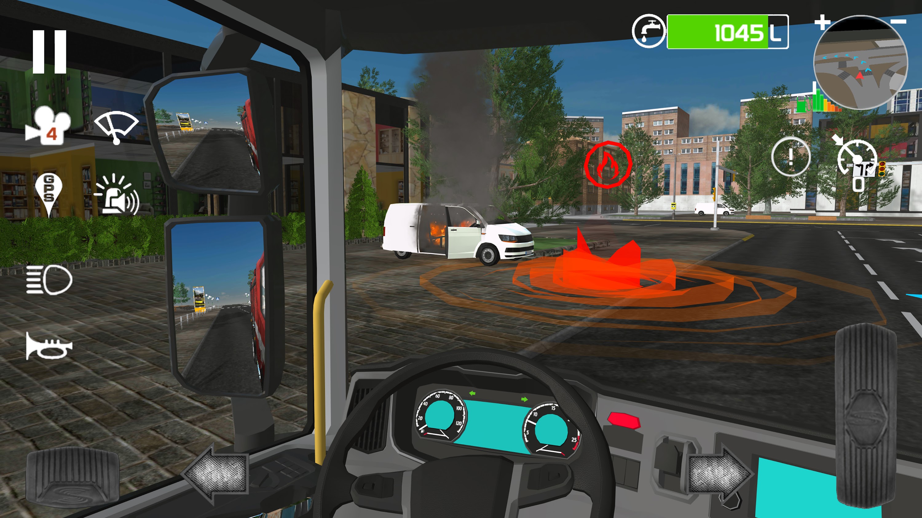 اسکرین شات 6 بازی Fire Engine Simulator