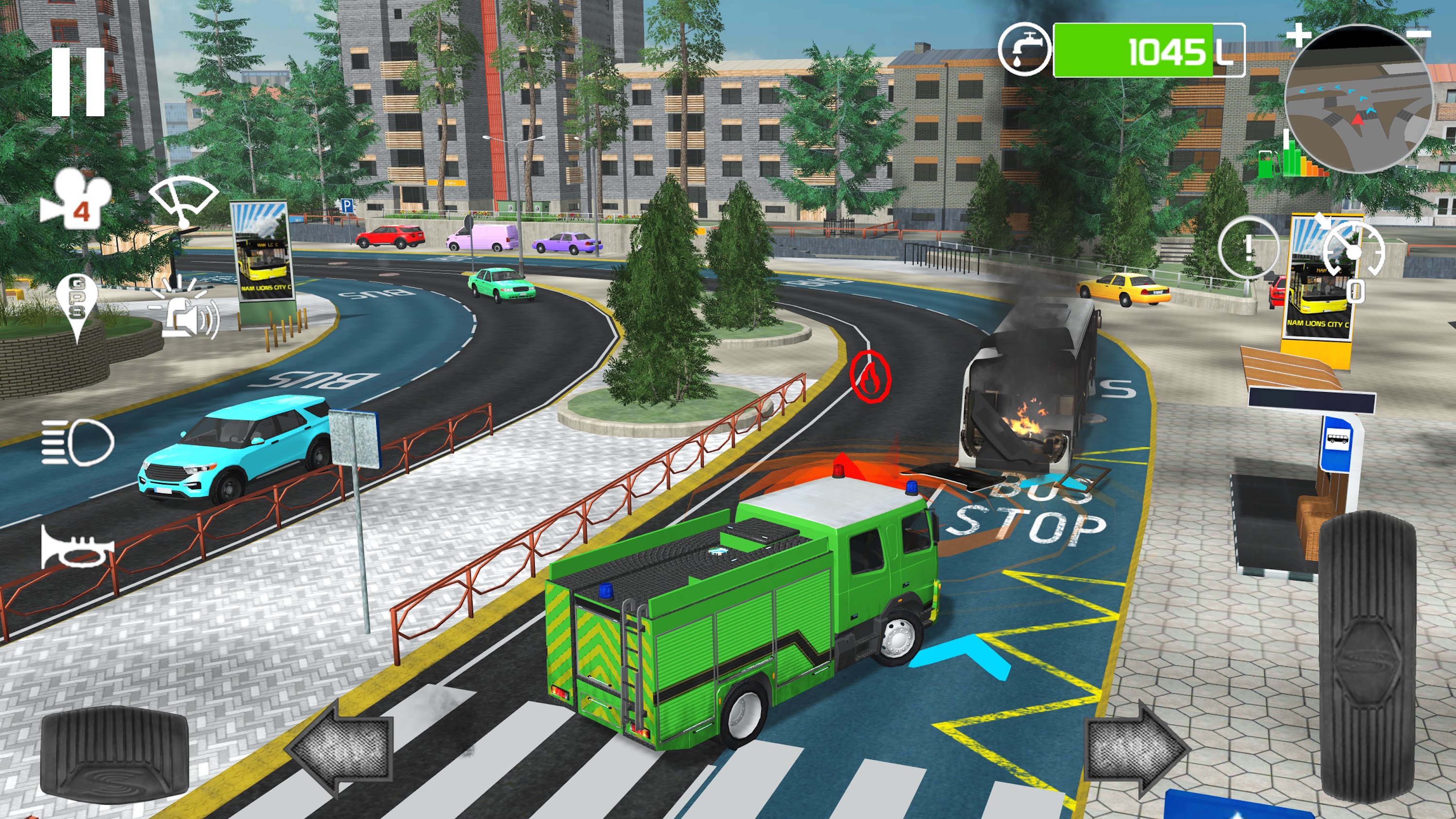 اسکرین شات 3 بازی Fire Engine Simulator