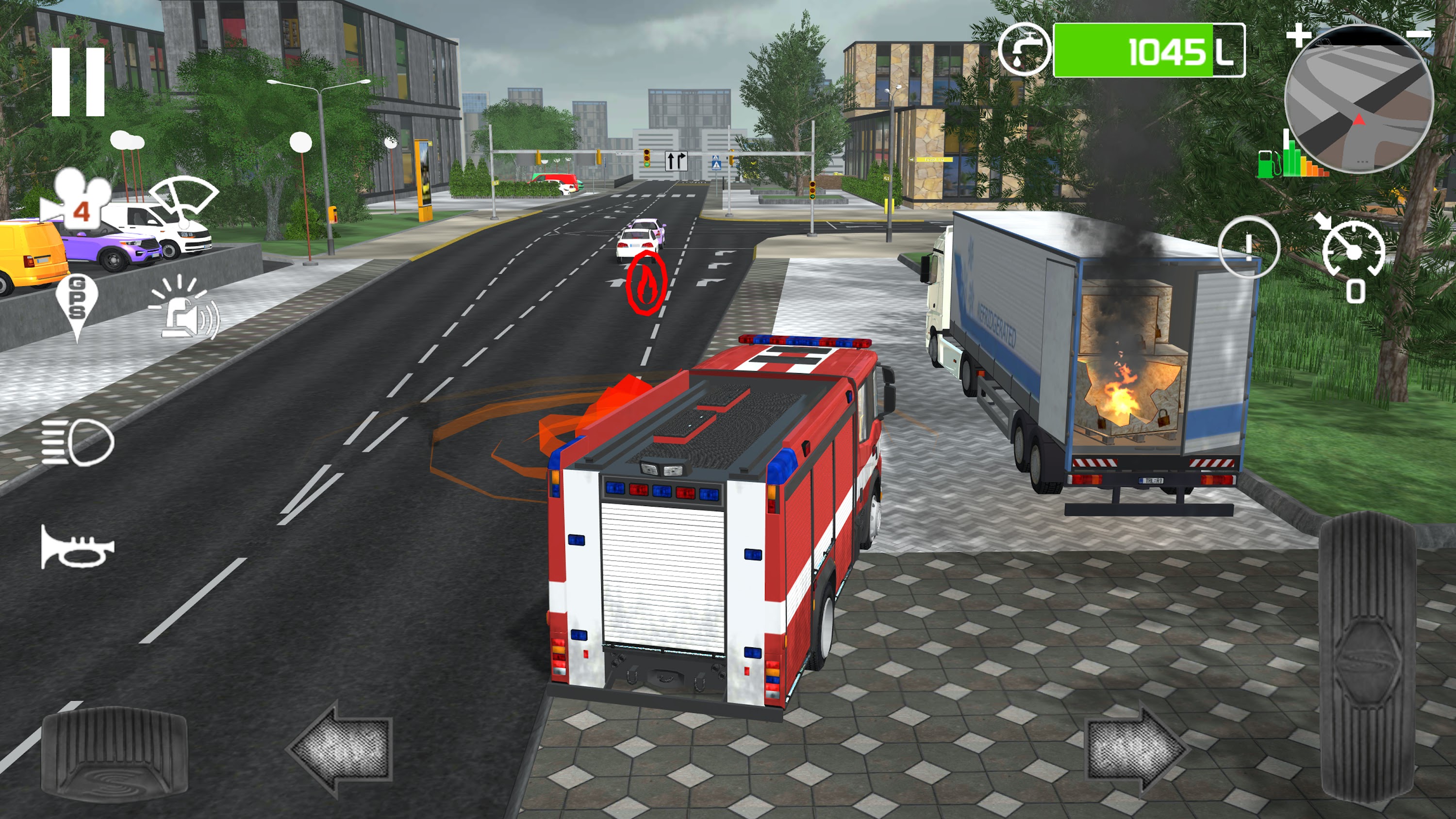 اسکرین شات 4 بازی Fire Engine Simulator