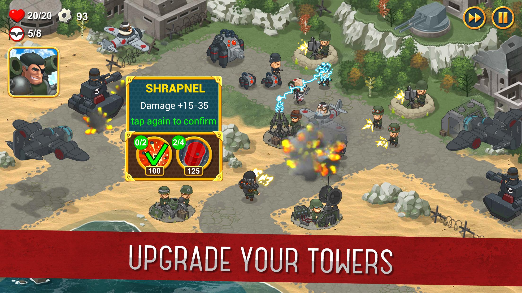 اسکرین شات 3 بازی World War 2: Offline Strategy