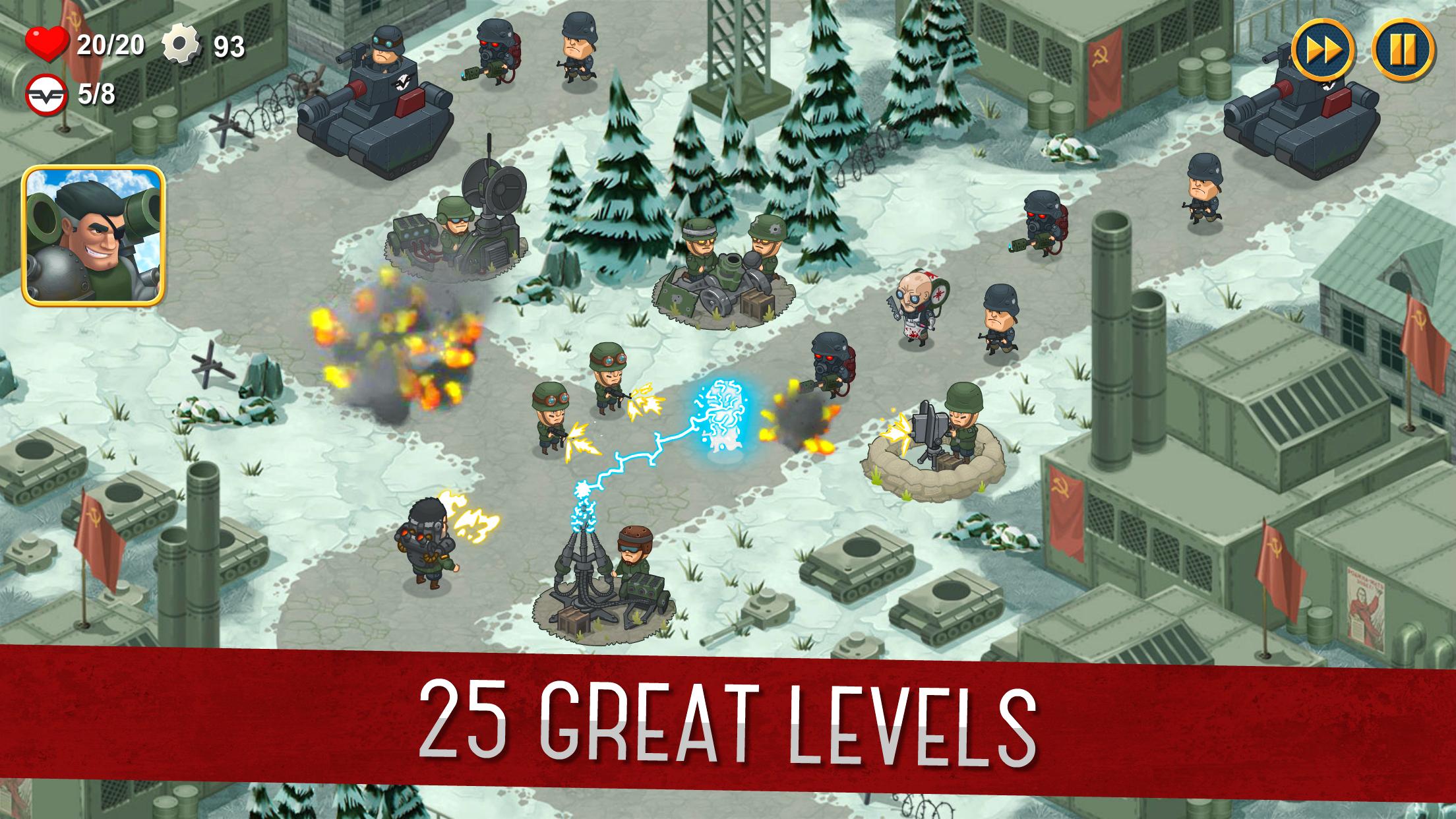 اسکرین شات 2 بازی World War 2: Offline Strategy