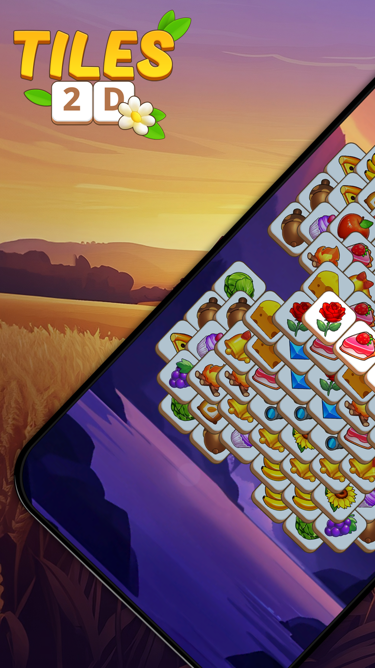 اسکرین شات 1 بازی Tiles 2D: Match 3 Club