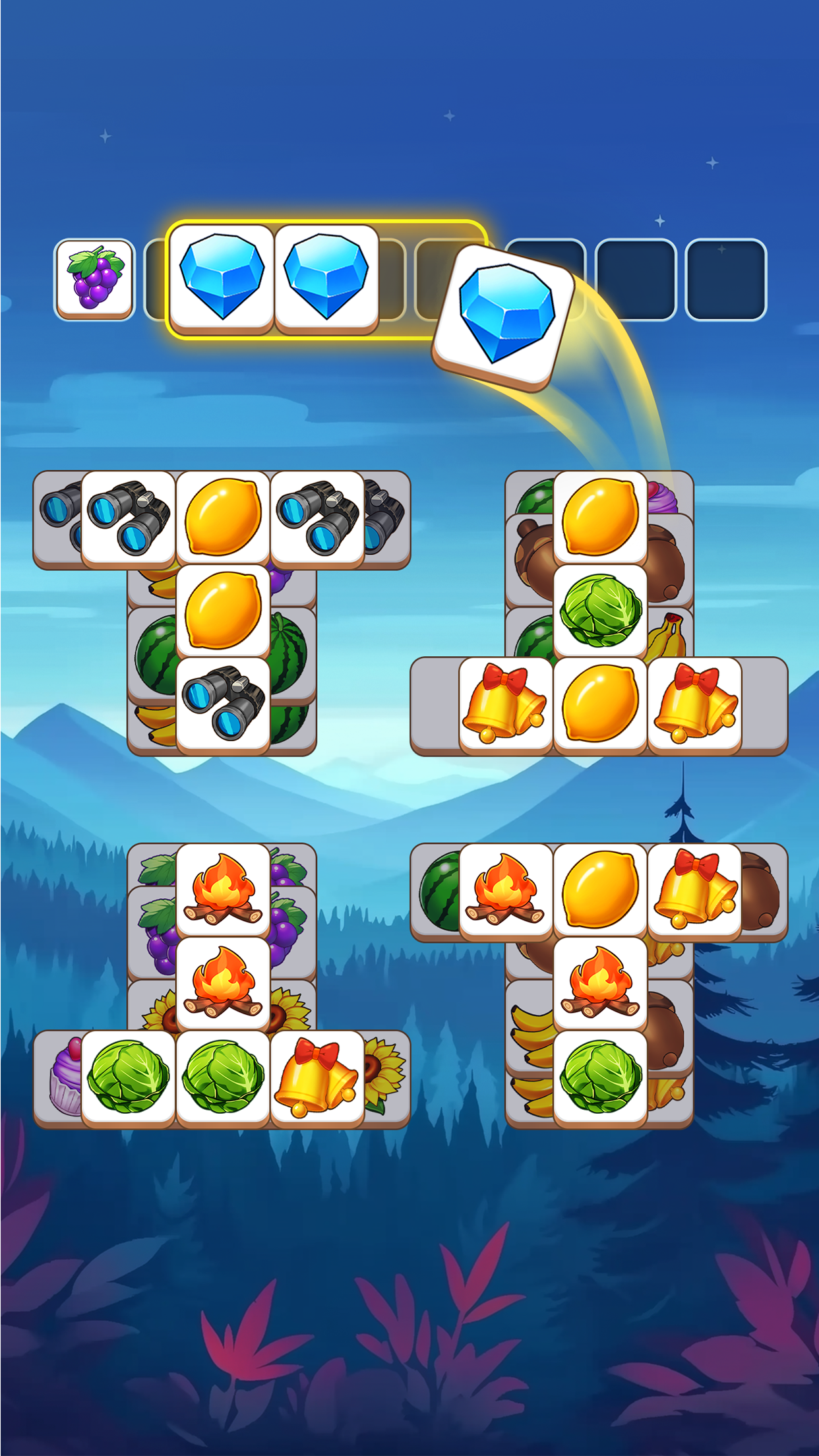 اسکرین شات 4 بازی Tiles 2D: Match 3 Club