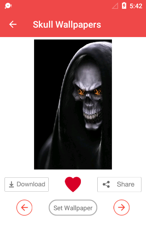 اسکرین شات 3 برنامه Skull Wallpaper HD