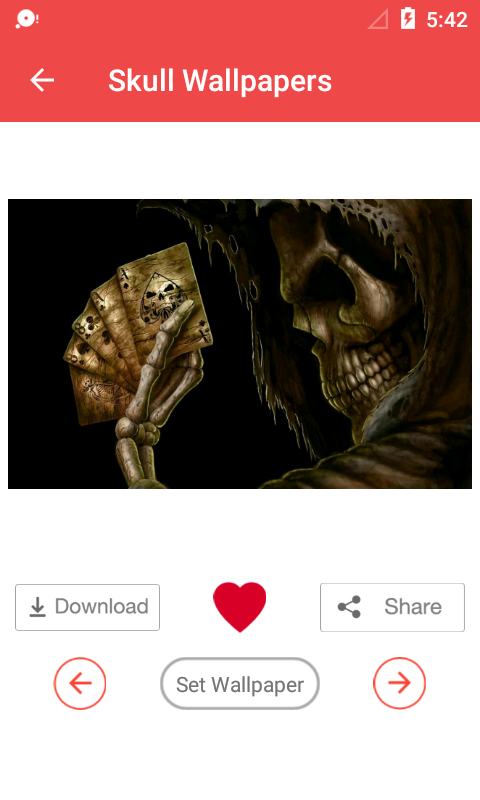 اسکرین شات 2 برنامه Skull Wallpaper HD
