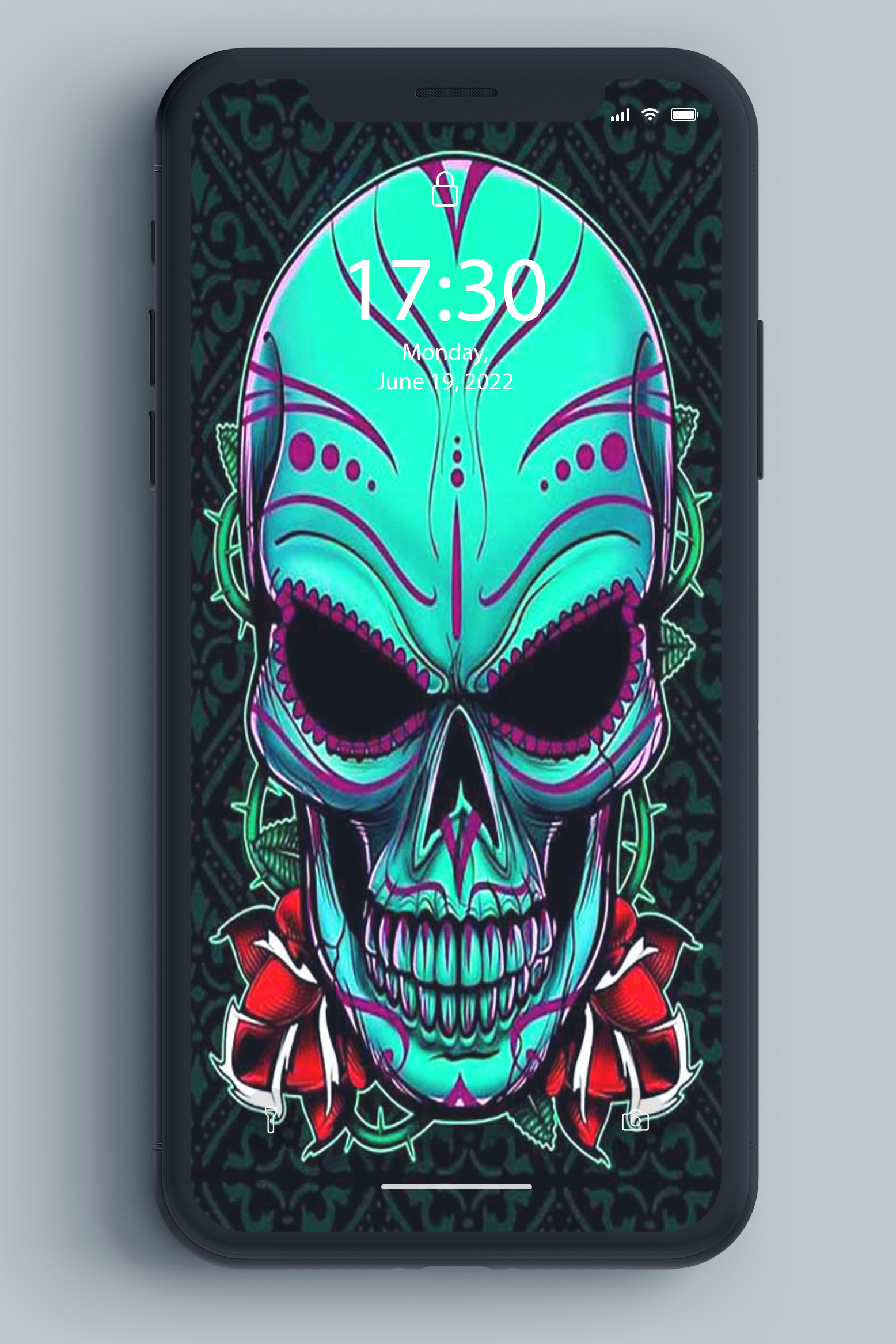 اسکرین شات 3 برنامه Skull Wallpaper