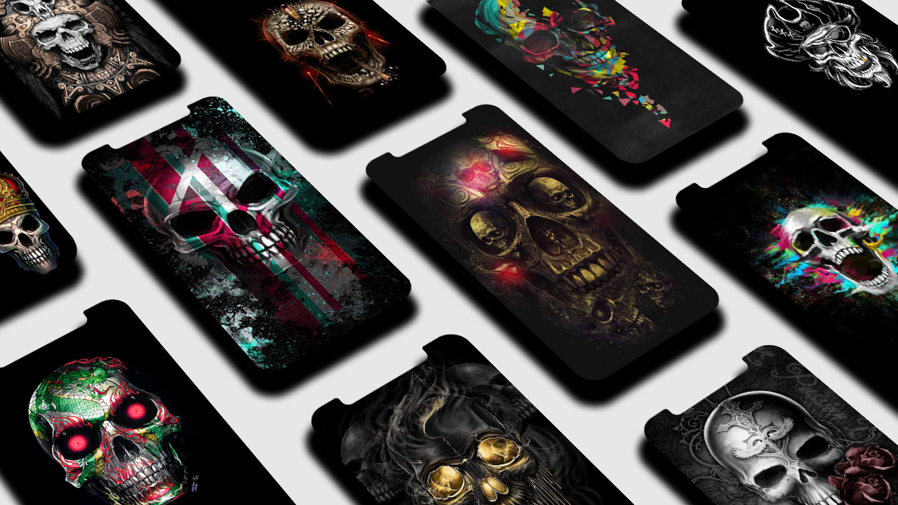 اسکرین شات 1 برنامه Skull Wallpaper