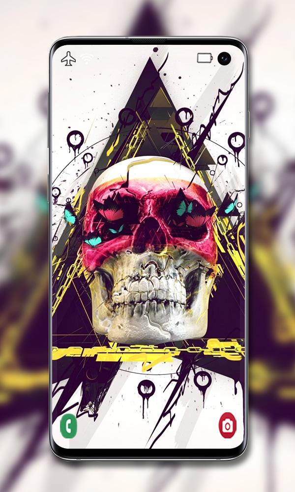 اسکرین شات 6 برنامه Skull Wallpaper