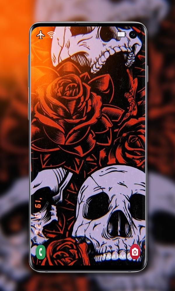 اسکرین شات 5 برنامه Skull Wallpaper