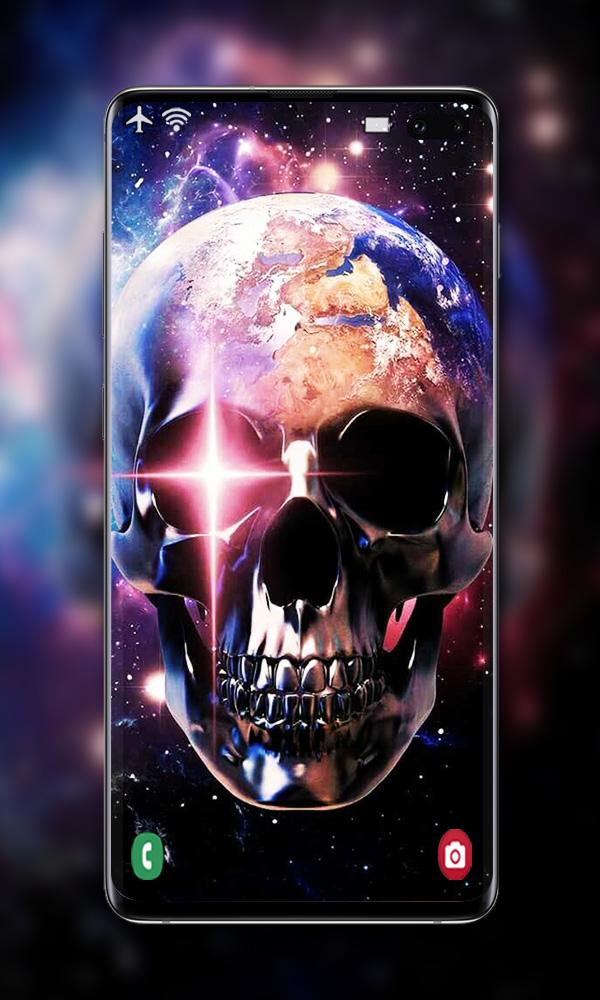 اسکرین شات 2 برنامه Skull Wallpaper