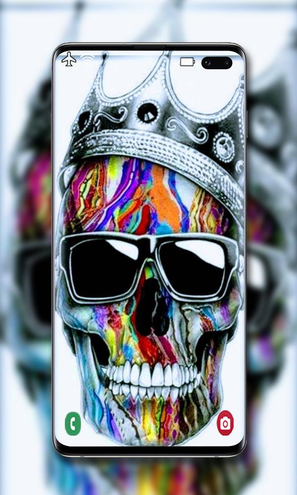 اسکرین شات 4 برنامه Skull Wallpaper