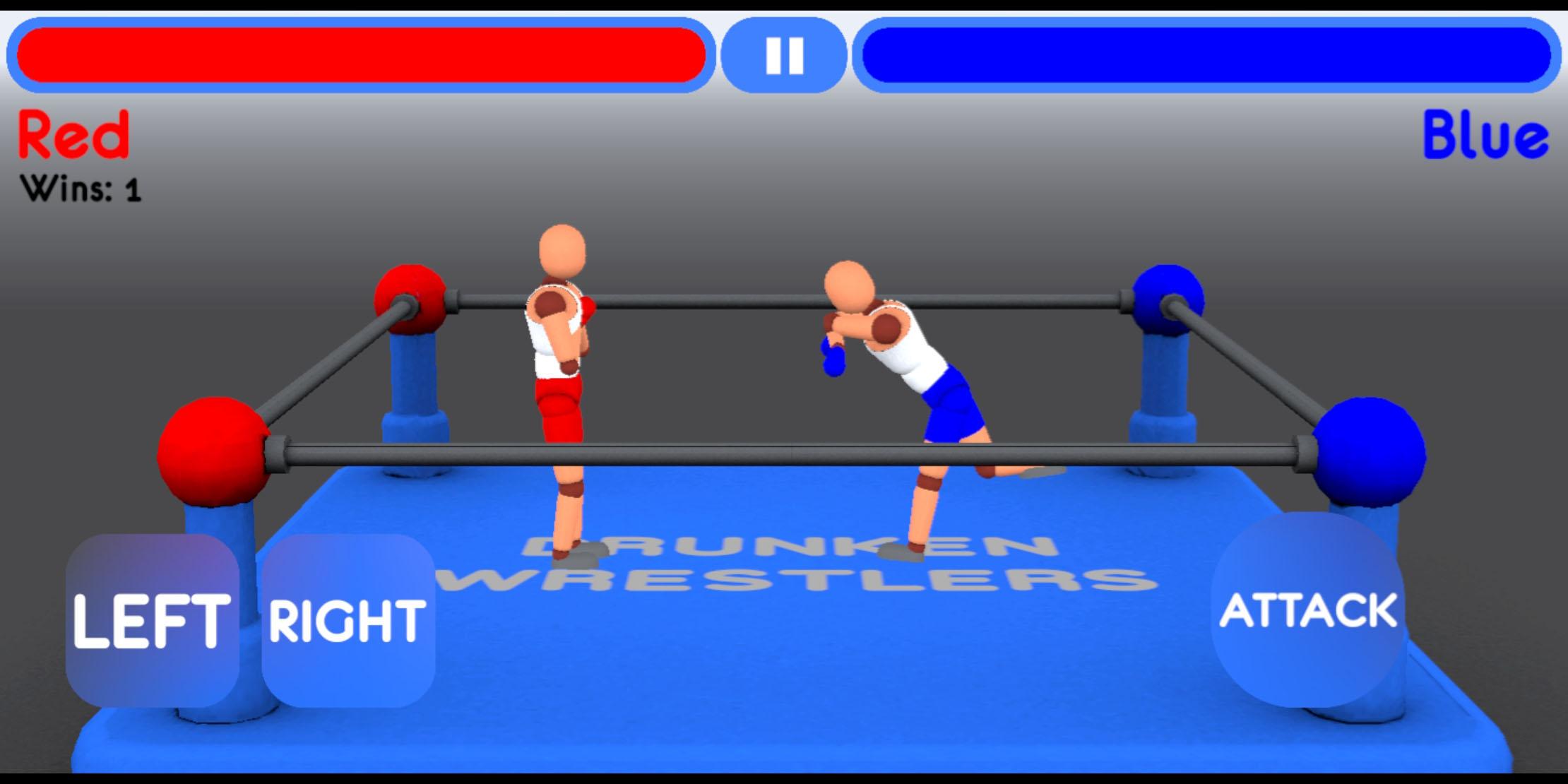 اسکرین شات 1 بازی Drunken Wrestlers Remake