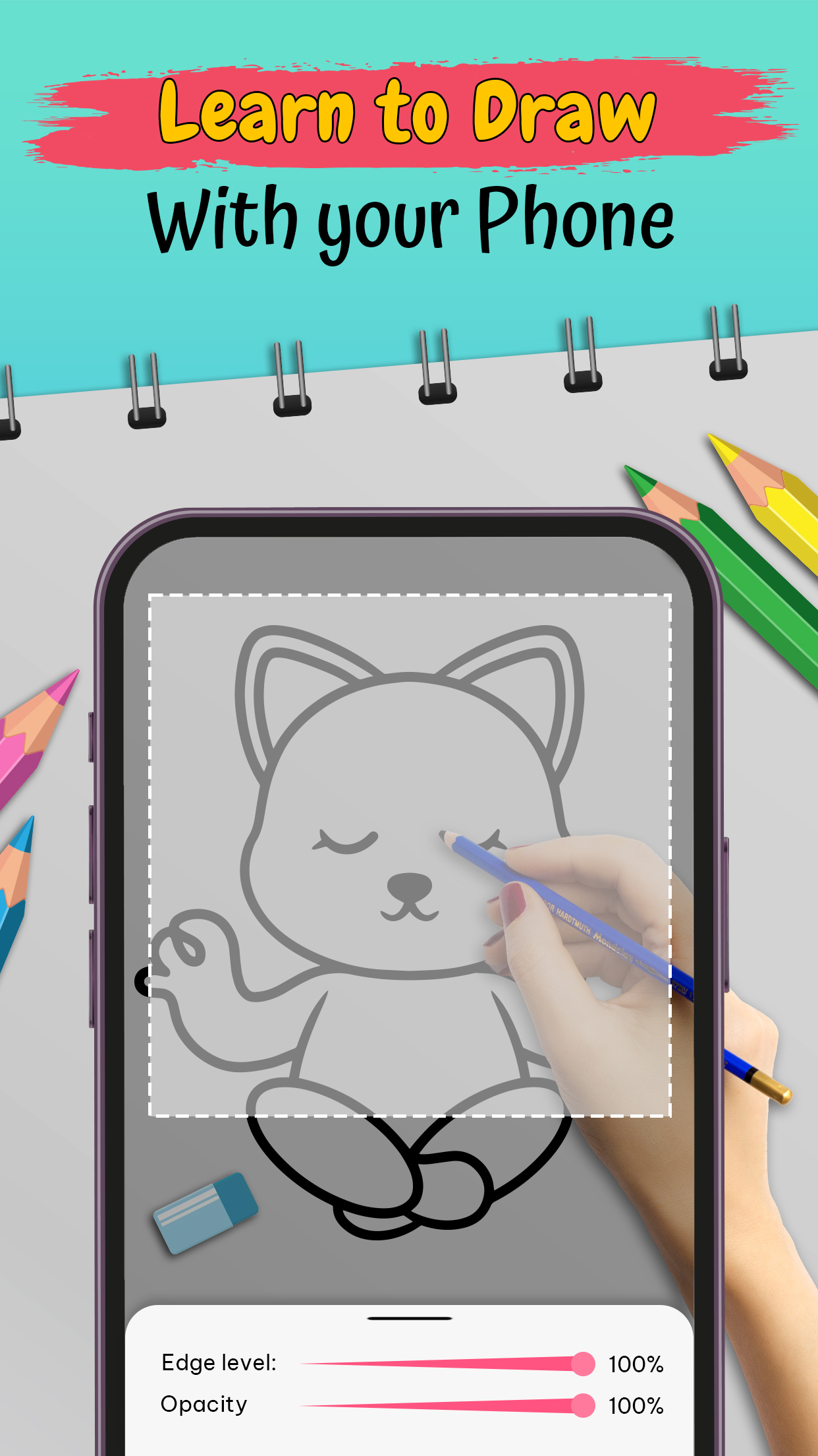 اسکرین شات 3 برنامه AR Drawing Sketch & Art Trace
