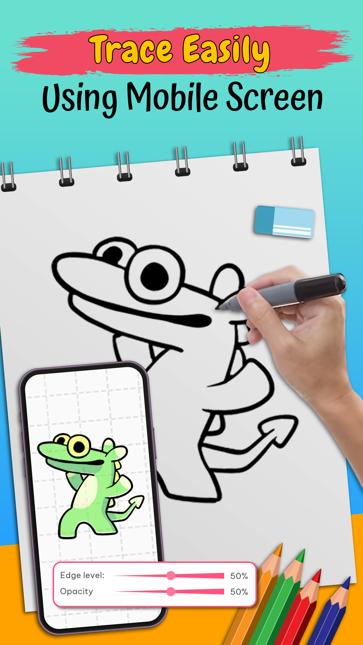 اسکرین شات 5 برنامه AR Drawing Sketch & Art Trace