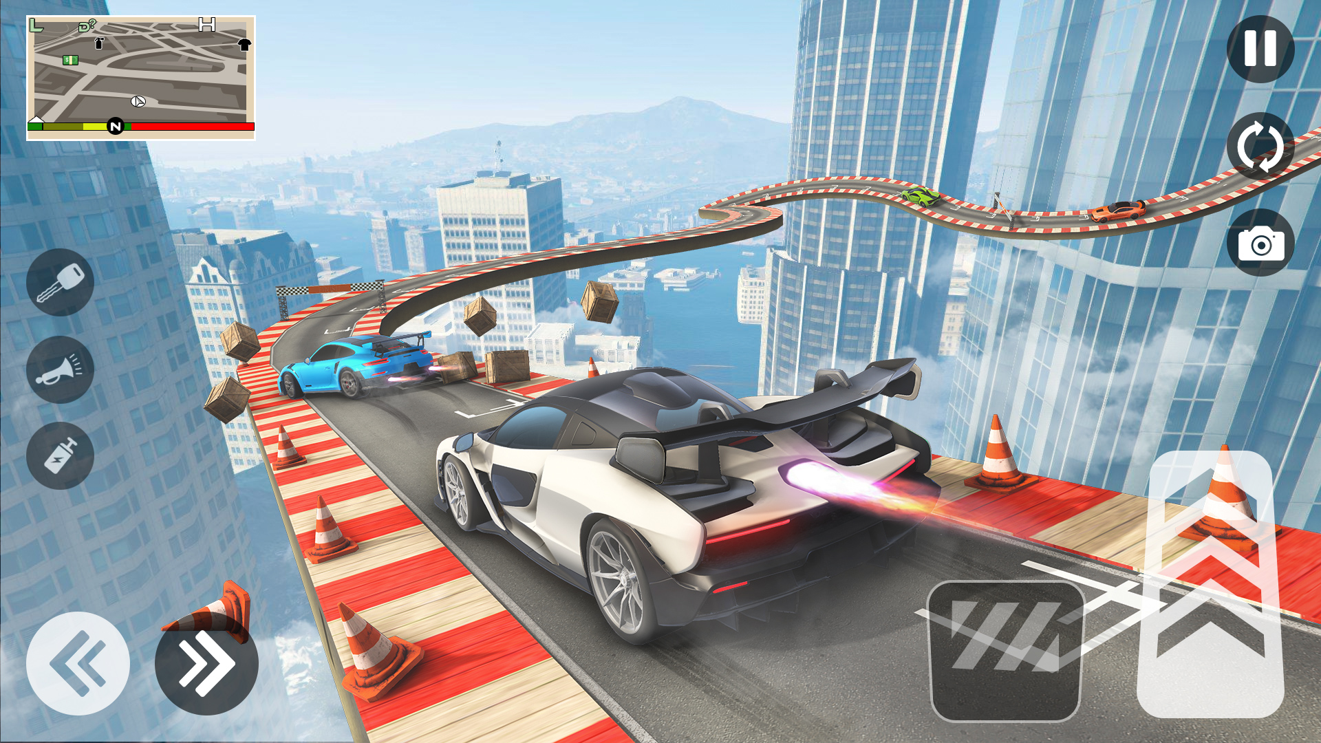 اسکرین شات 5 بازی GT Car Stunts - Ramp Car Games