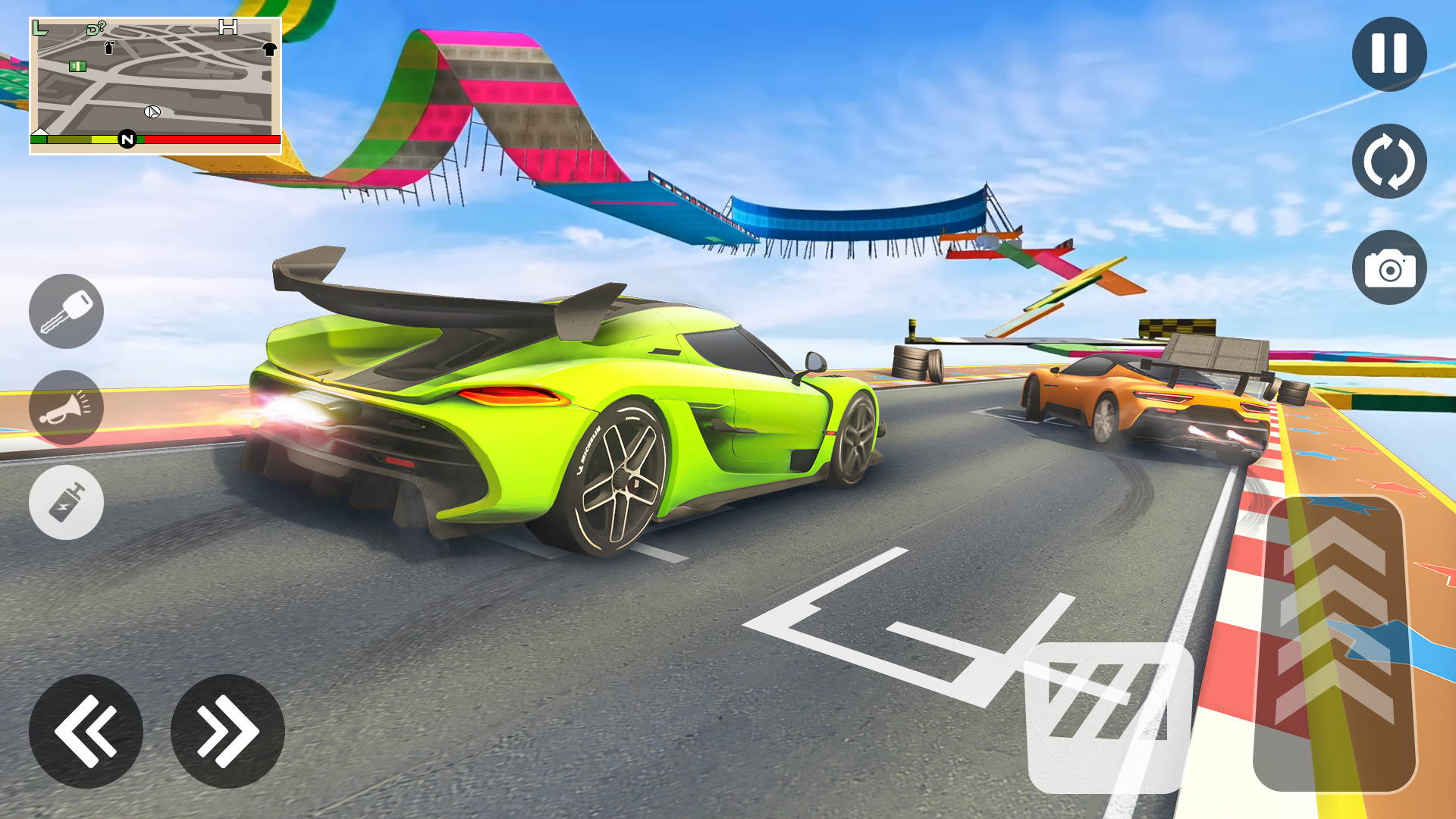 اسکرین شات 2 بازی GT Car Stunts - Ramp Car Games