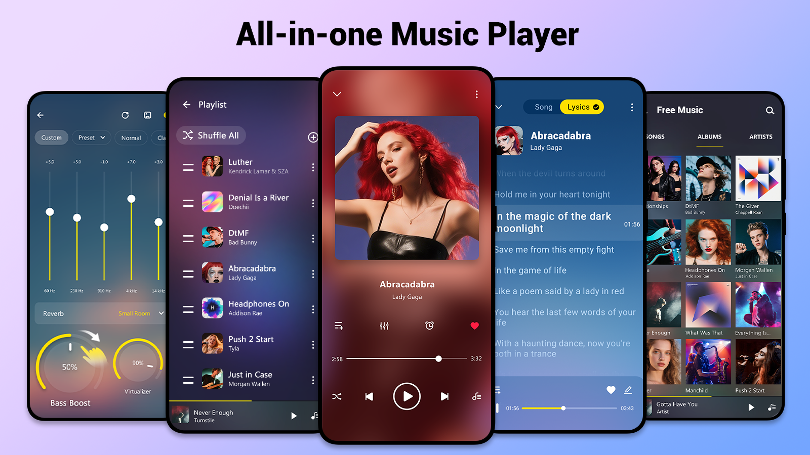 اسکرین شات 1 برنامه Music Player - Mp3 Player