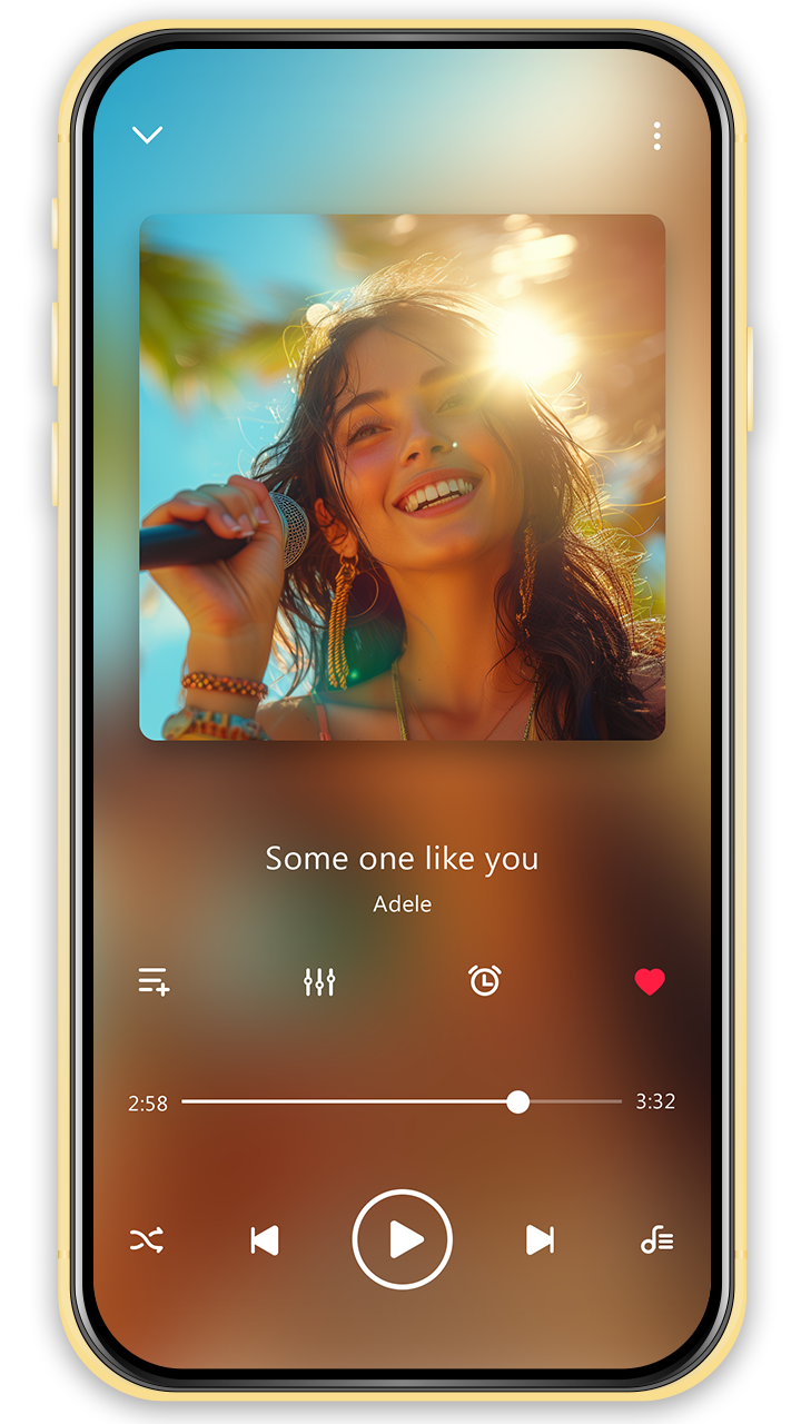 اسکرین شات 2 برنامه Music Player - Mp3 Player