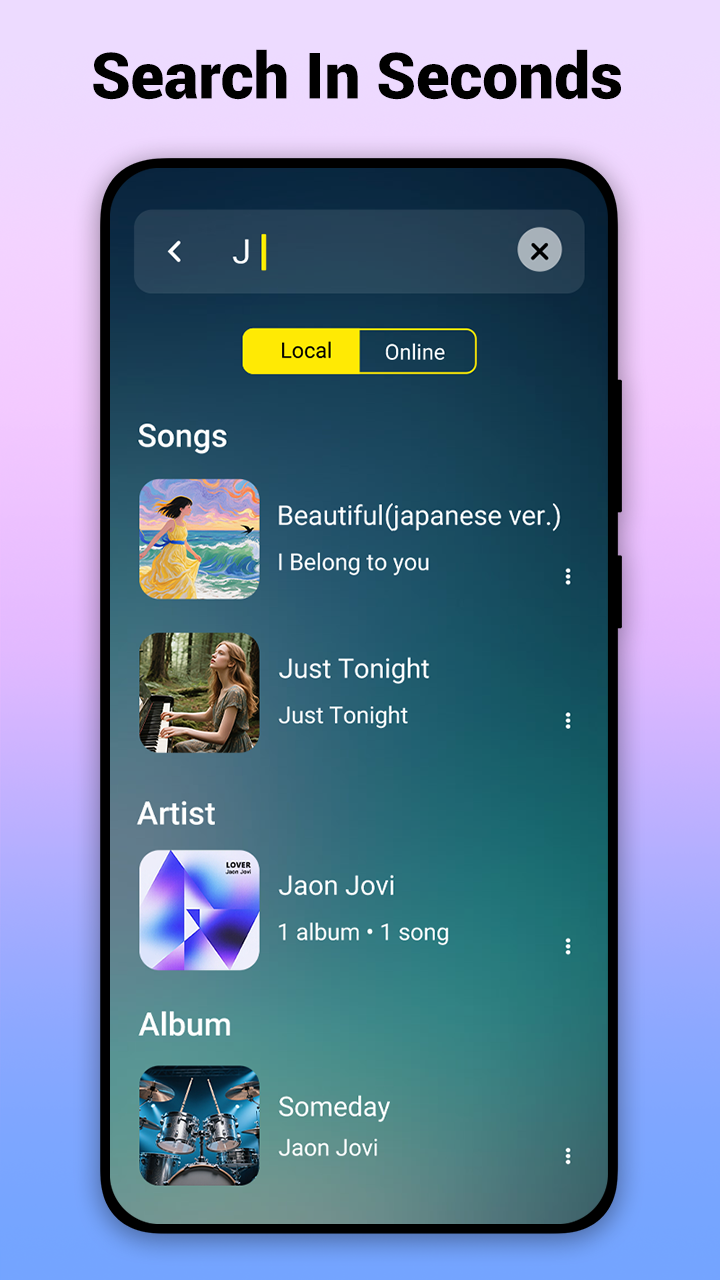 اسکرین شات 7 برنامه Music Player - Mp3 Player