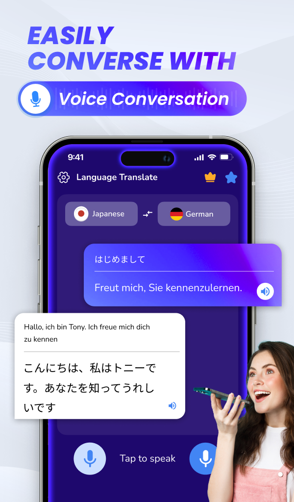 اسکرین شات 4 برنامه All Translate AI: Voice, Text