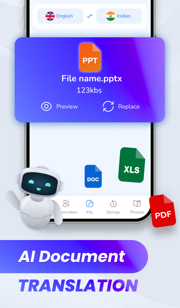 اسکرین شات 2 برنامه All Translate AI: Voice, Text