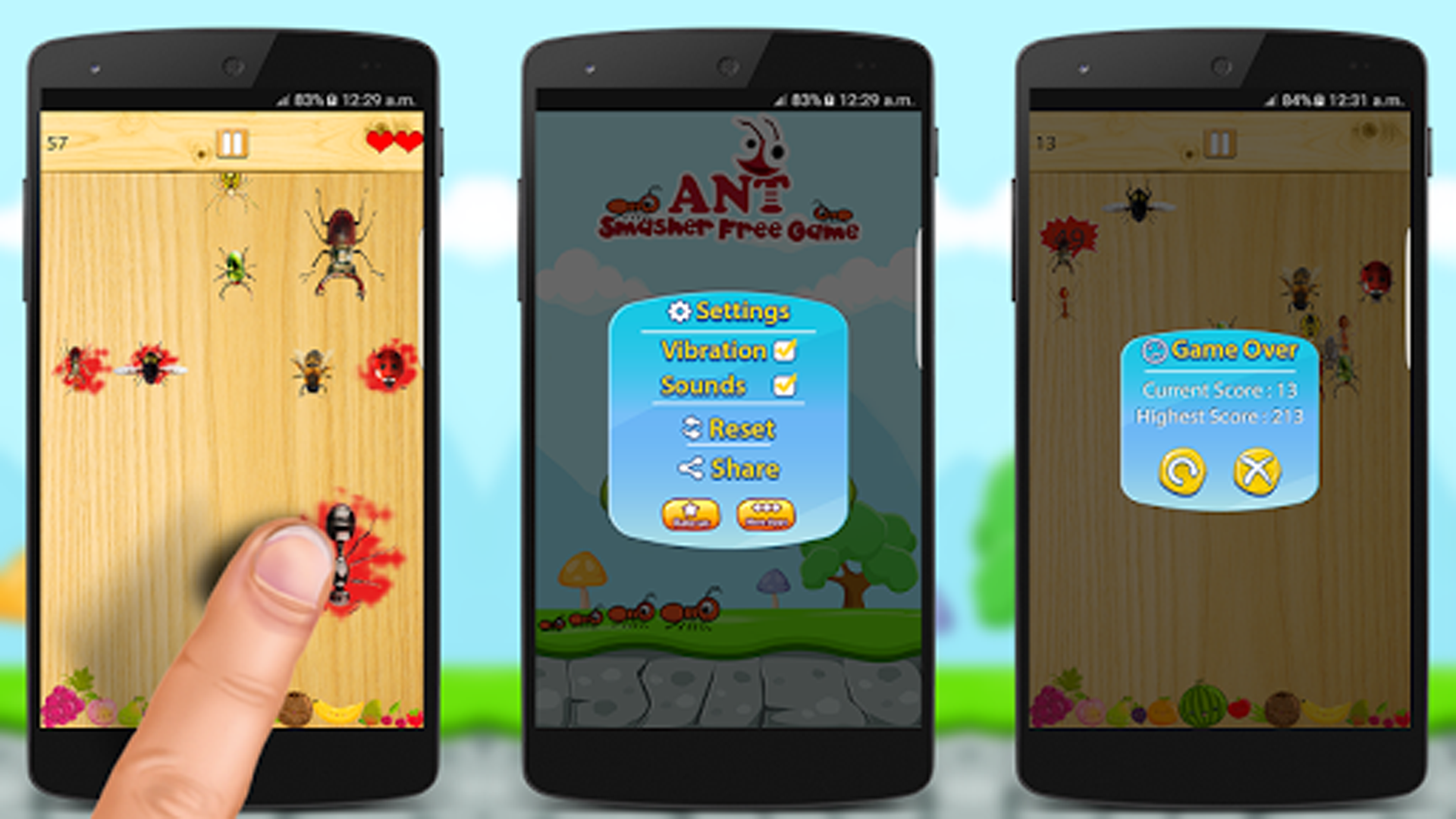 اسکرین شات 4 بازی Ant Smasher Game