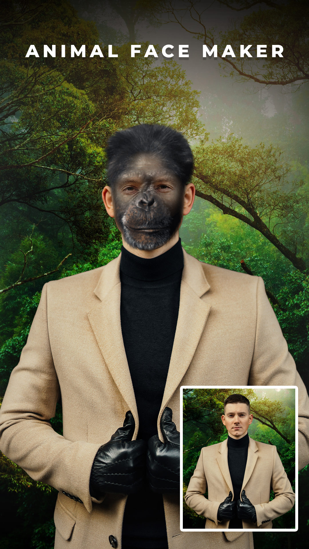 اسکرین شات 2 برنامه Animal Face Photo Editor