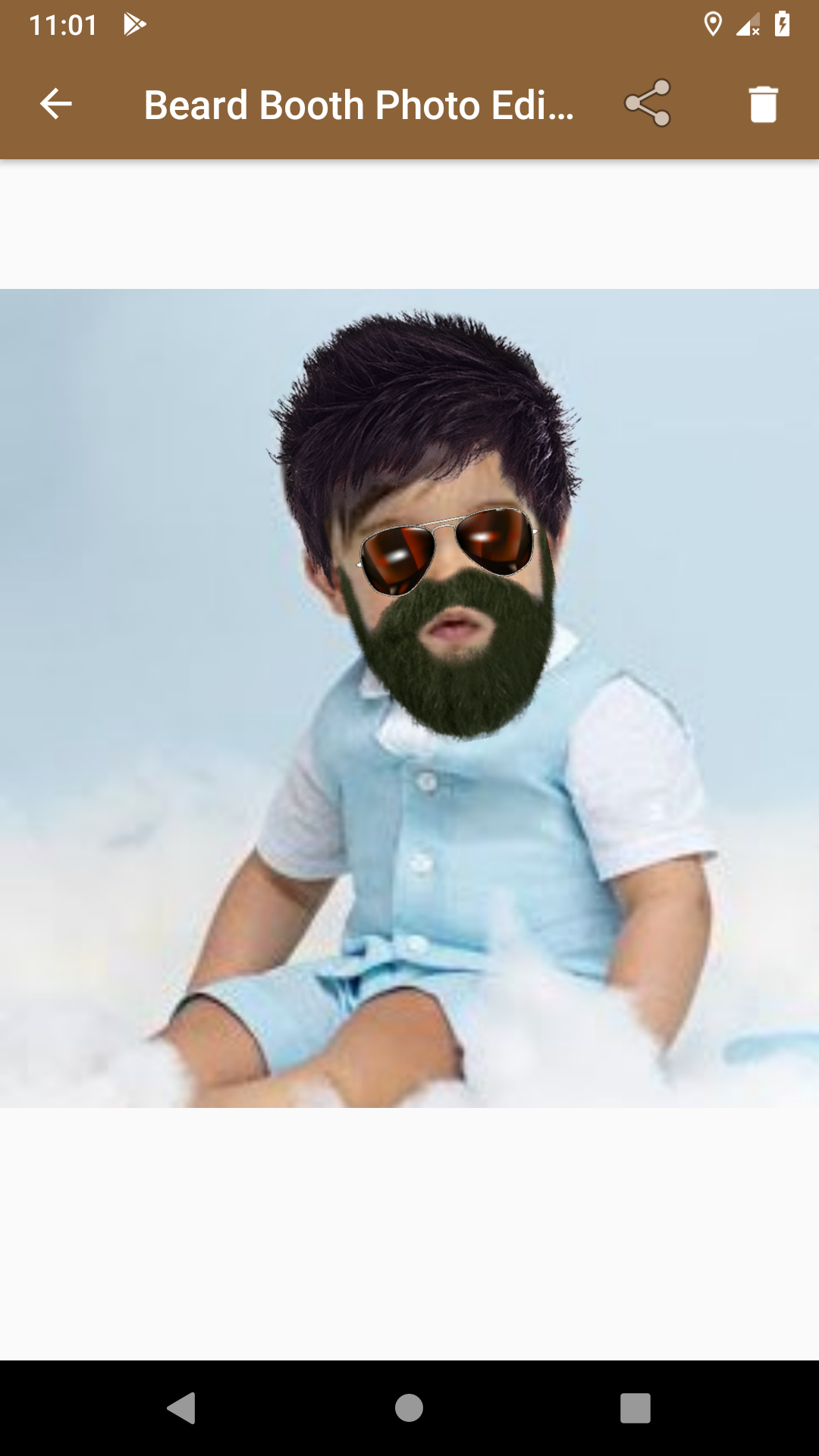 اسکرین شات 8 برنامه Beard Booth Photo Editor