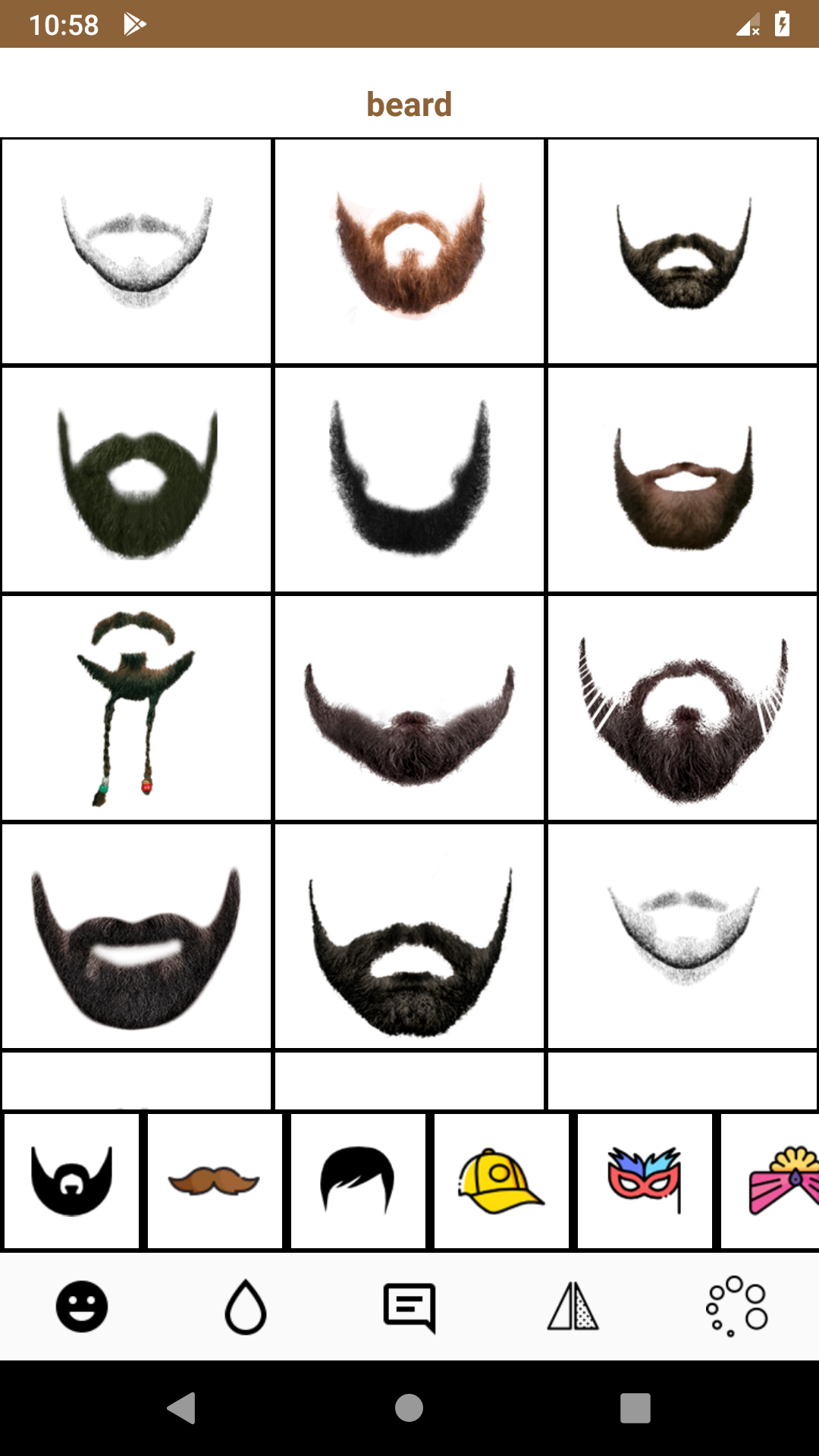 اسکرین شات 2 برنامه Beard Booth Photo Editor
