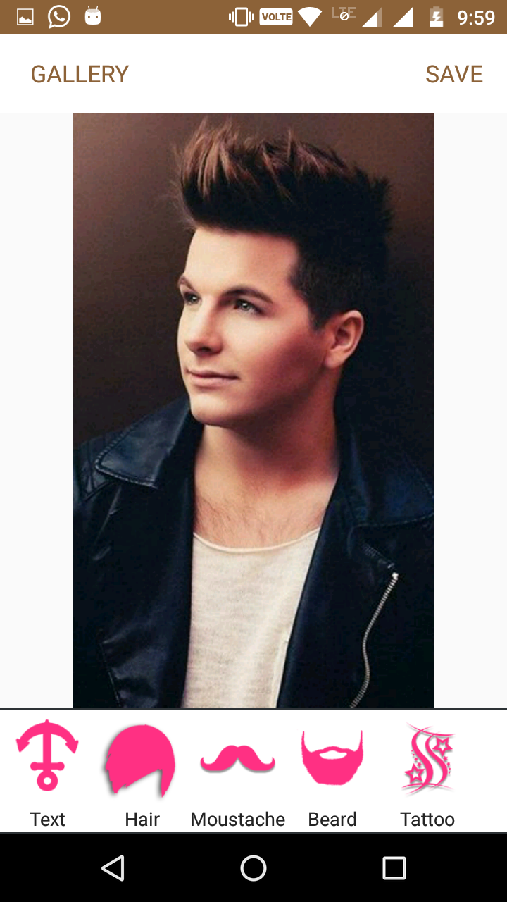 اسکرین شات 3 برنامه Boys Hairstyle Photo Editor