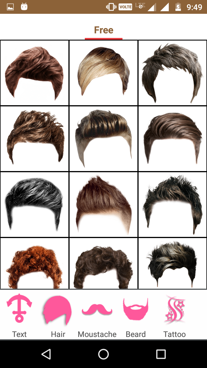 اسکرین شات 2 برنامه Boys Hairstyle Photo Editor