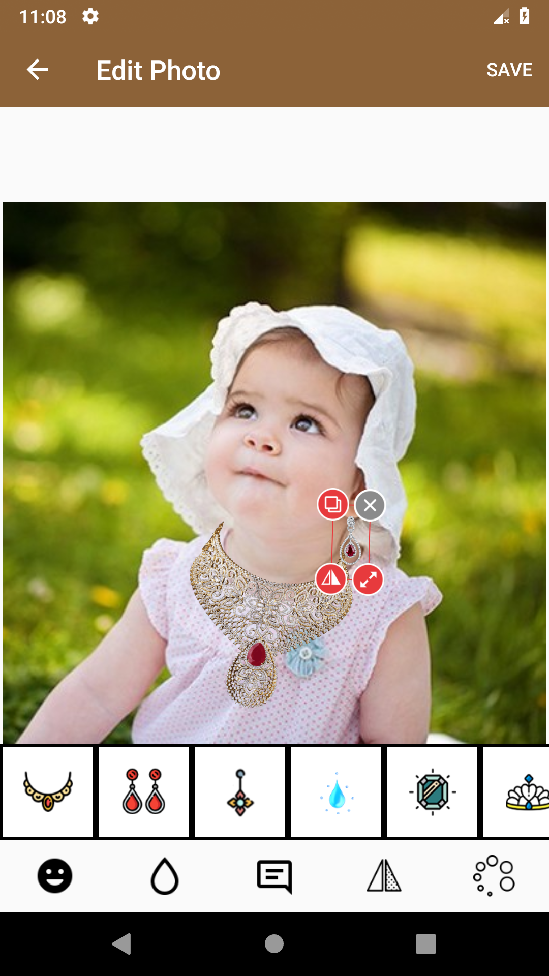 اسکرین شات 5 برنامه Jewellery Photo Editor