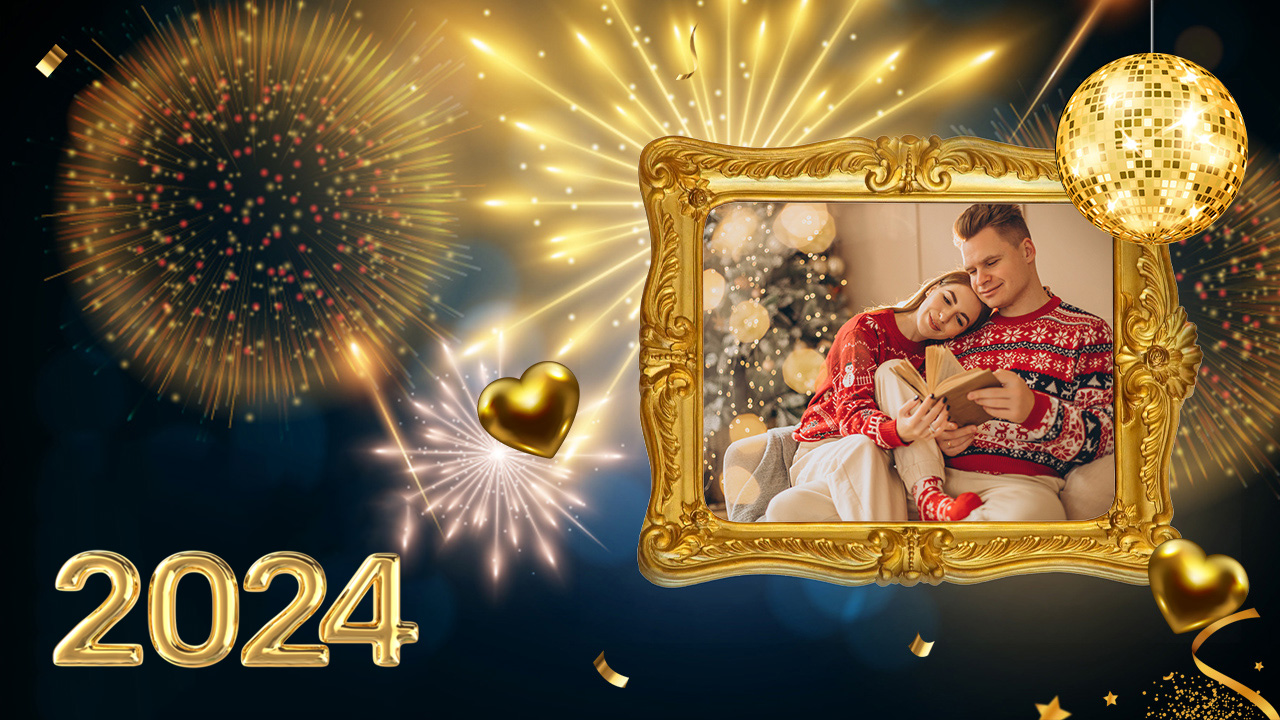 اسکرین شات 7 برنامه New Year Photo Frame & Quotes