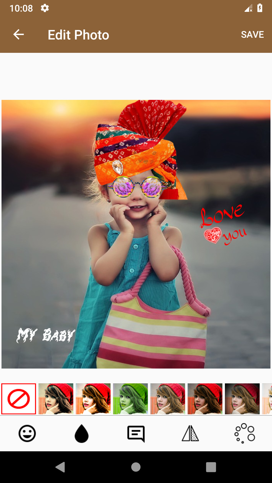 اسکرین شات 8 برنامه Turban Photo Editor