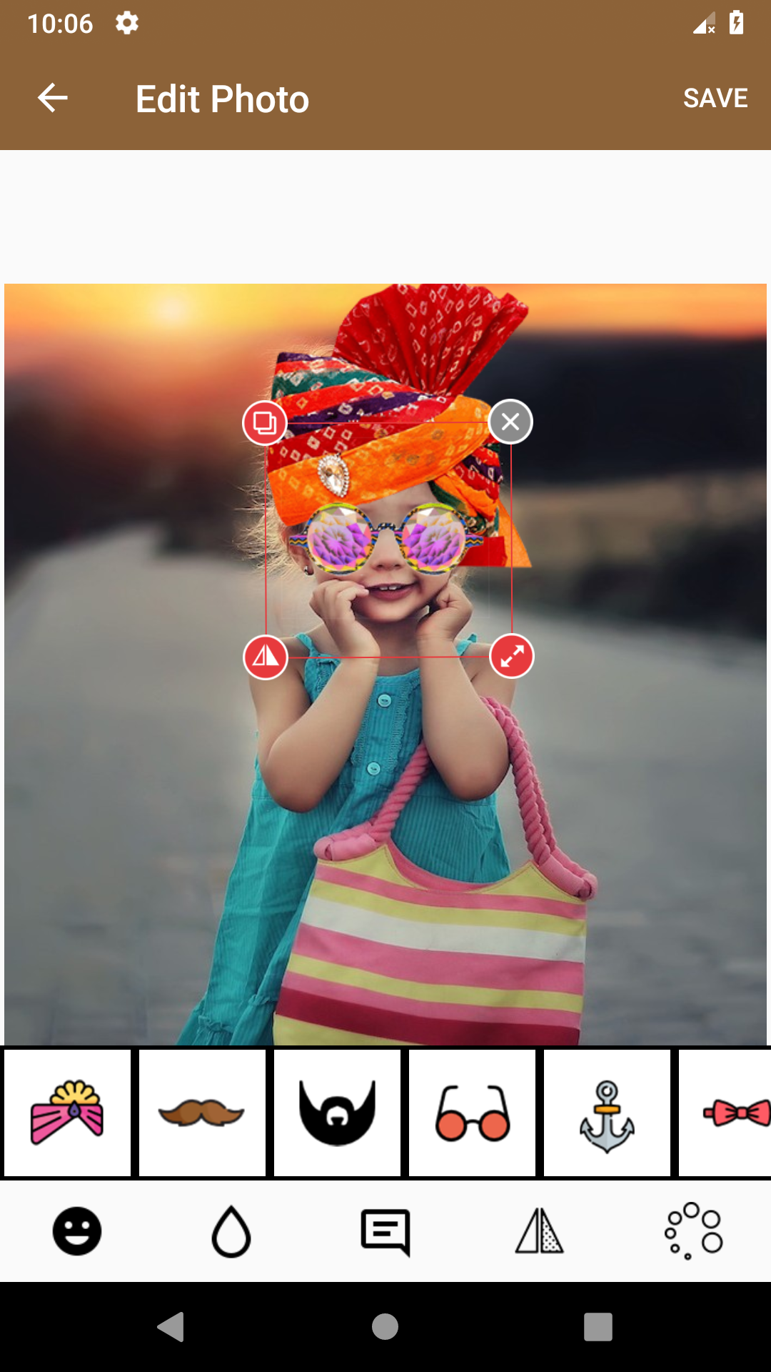 اسکرین شات 6 برنامه Turban Photo Editor