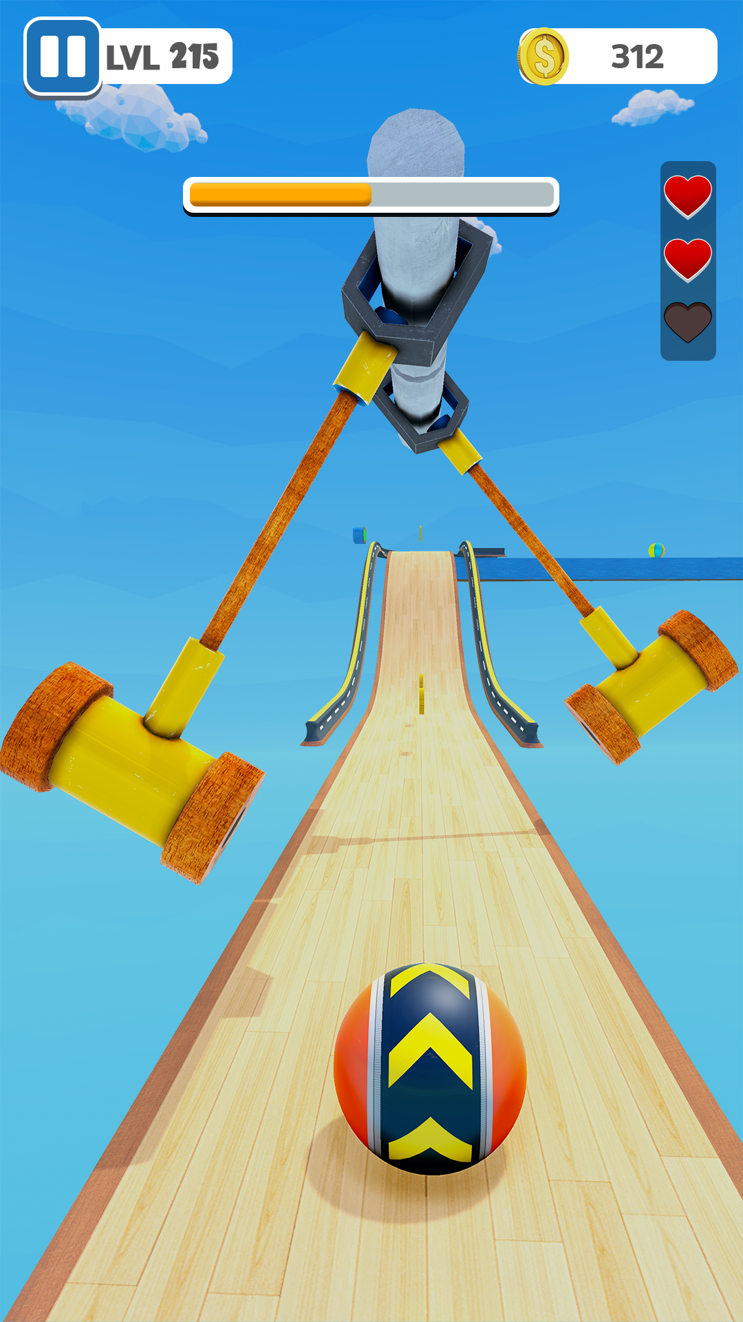 اسکرین شات 3 بازی Skyball Run Rolling Ball Game