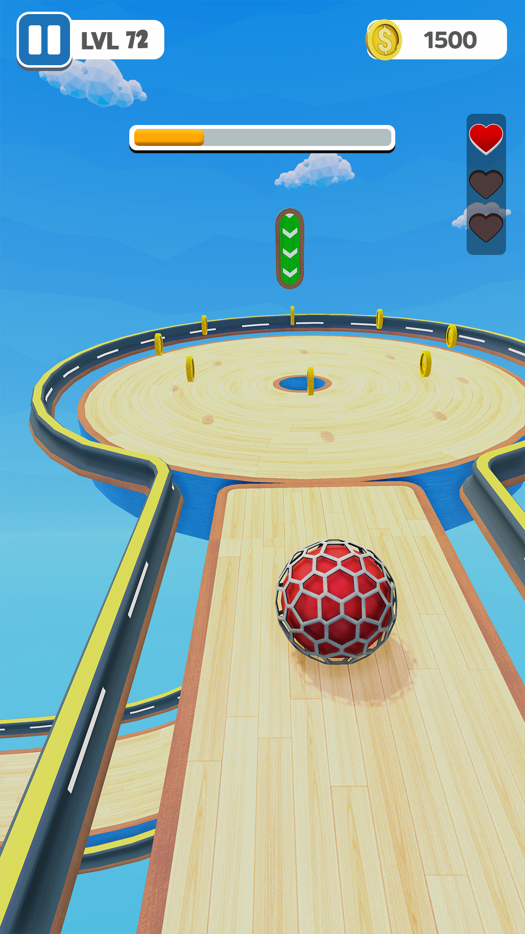 اسکرین شات 2 بازی Skyball Run Rolling Ball Game