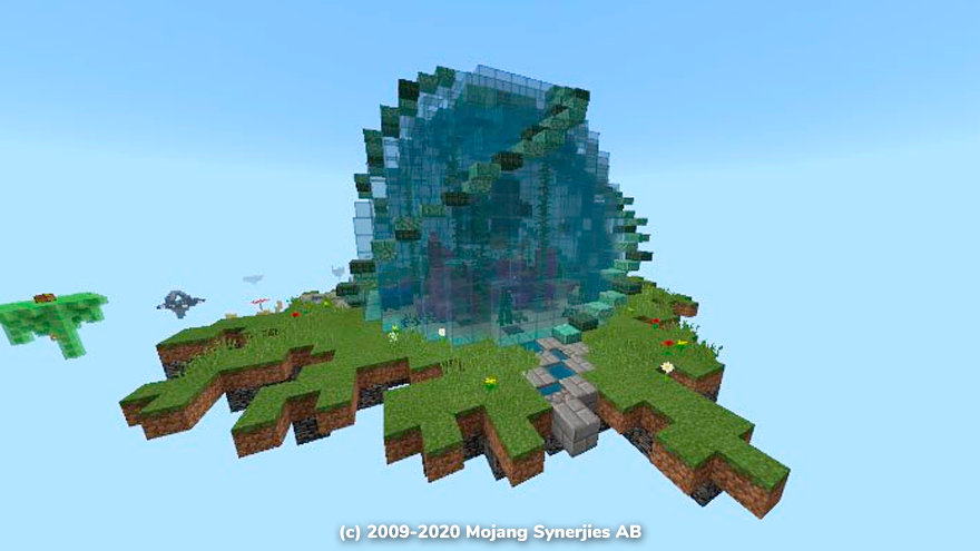 اسکرین شات 1 برنامه Skyblock maps for mcpe