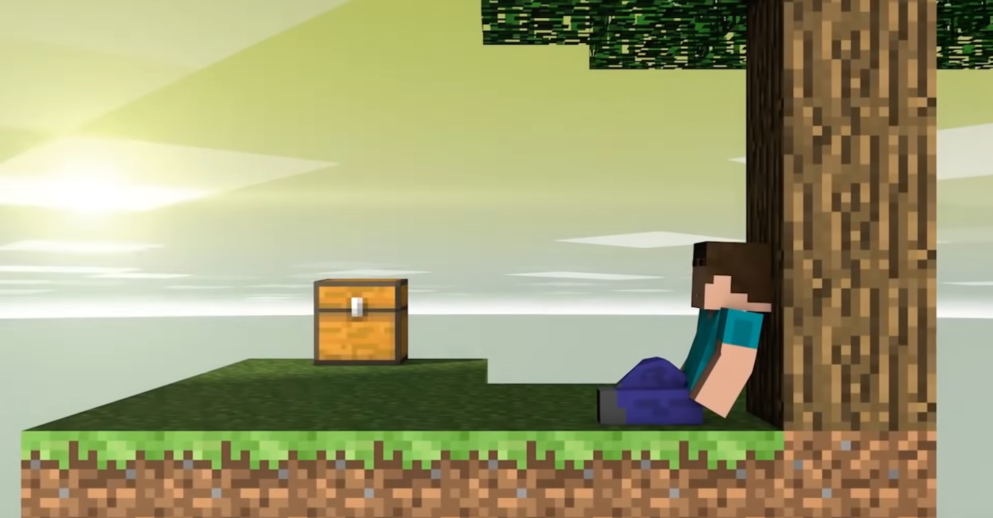 اسکرین شات 1 برنامه SkyBlock for Minecraft PE