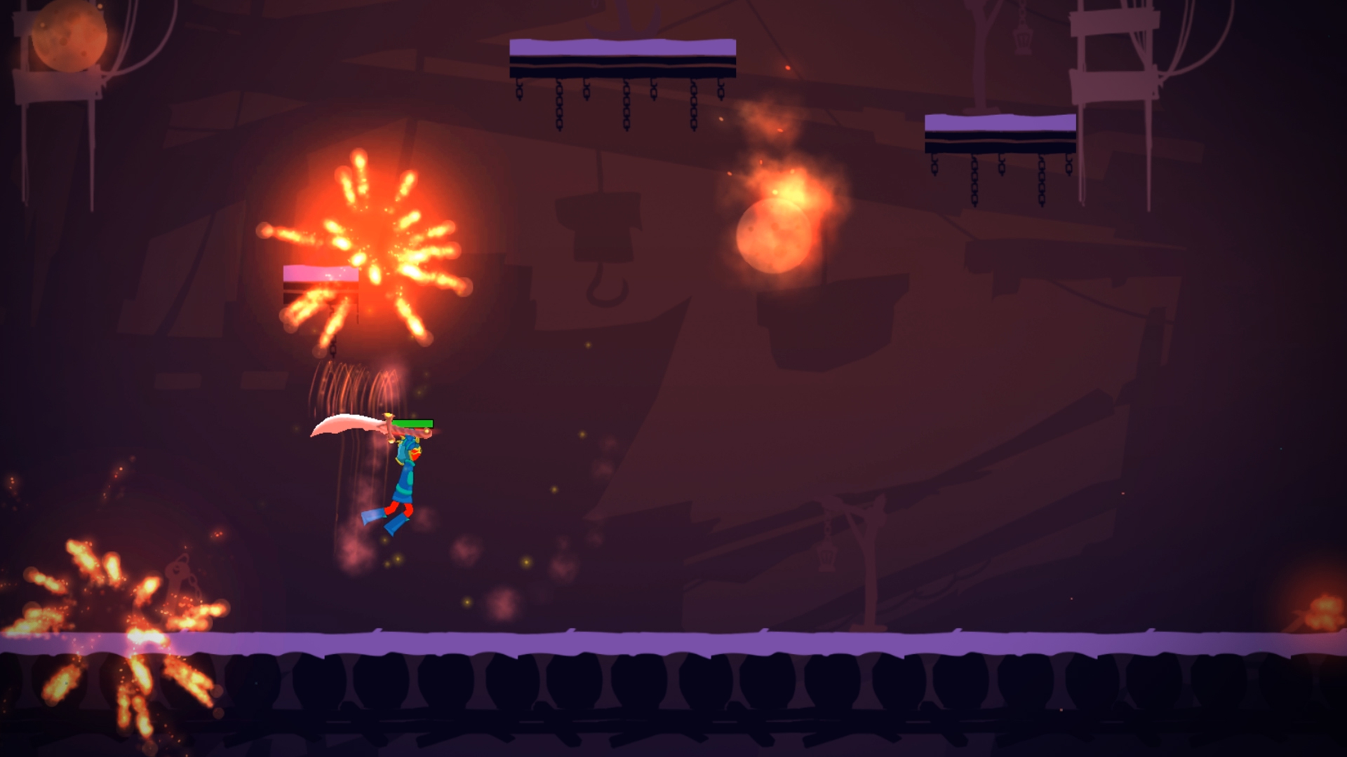 اسکرین شات 1 بازی Stickmen Exile Fighter