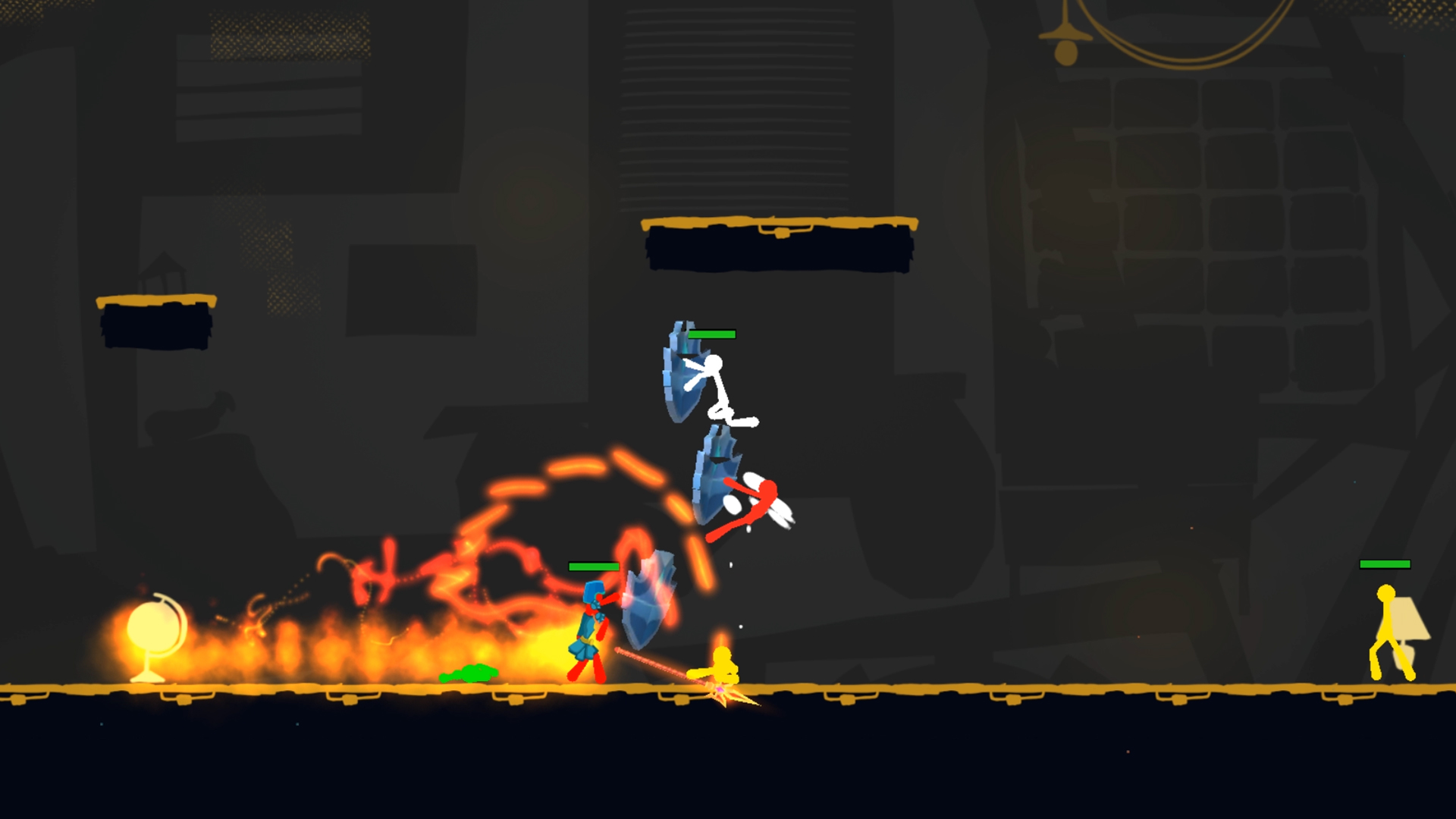 اسکرین شات 5 بازی Stickmen Exile Fighter