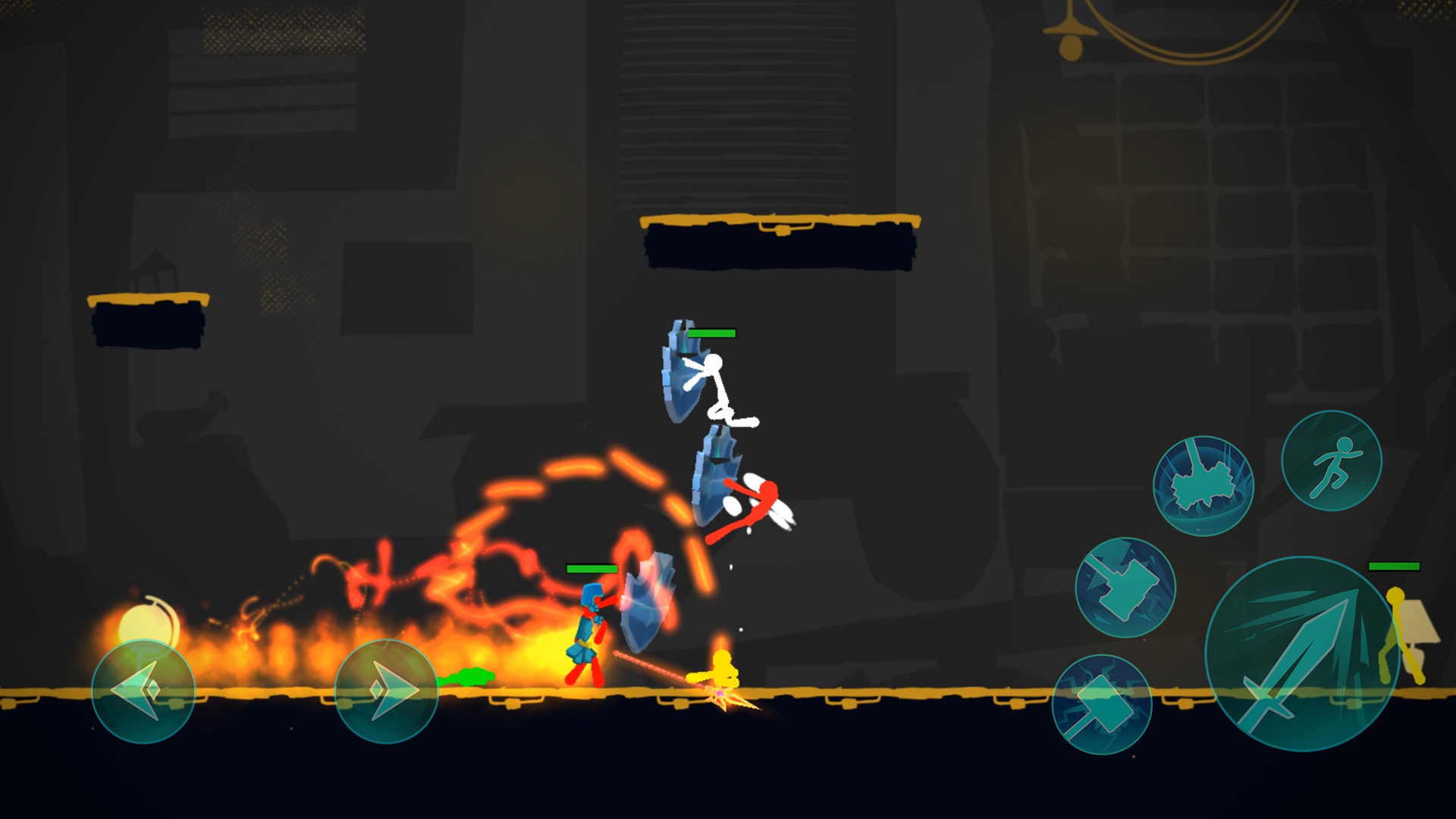 اسکرین شات 6 بازی Stickmen Exile Fighter
