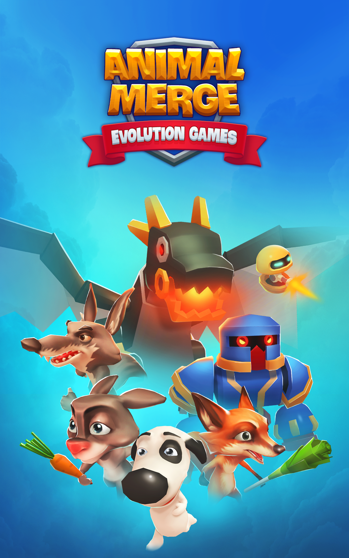 اسکرین شات 1 بازی Animal Merge - Evolution Games