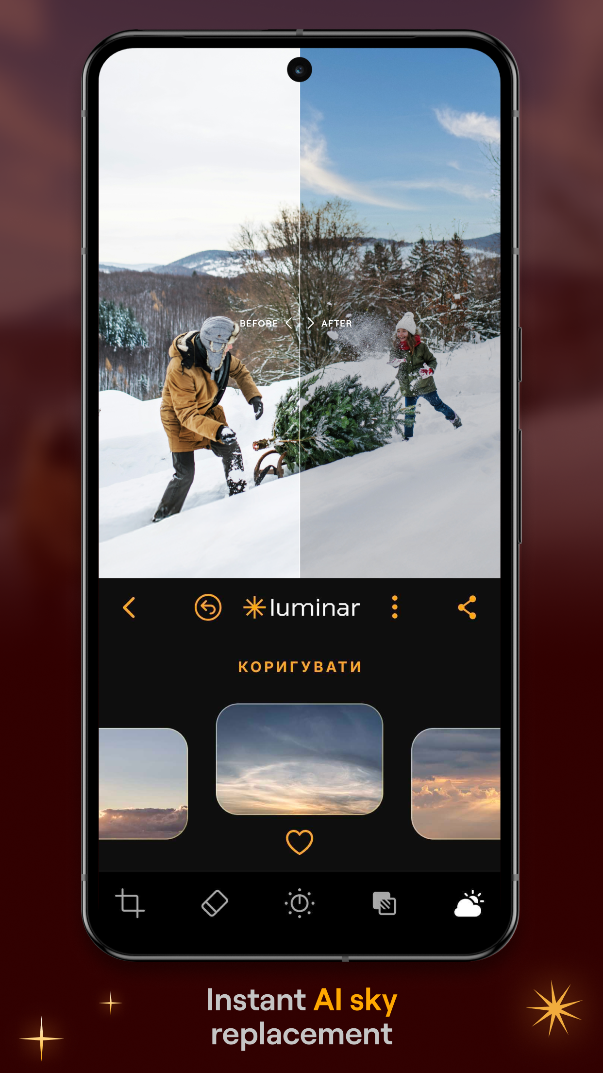اسکرین شات 3 برنامه Luminar: Photo Editor