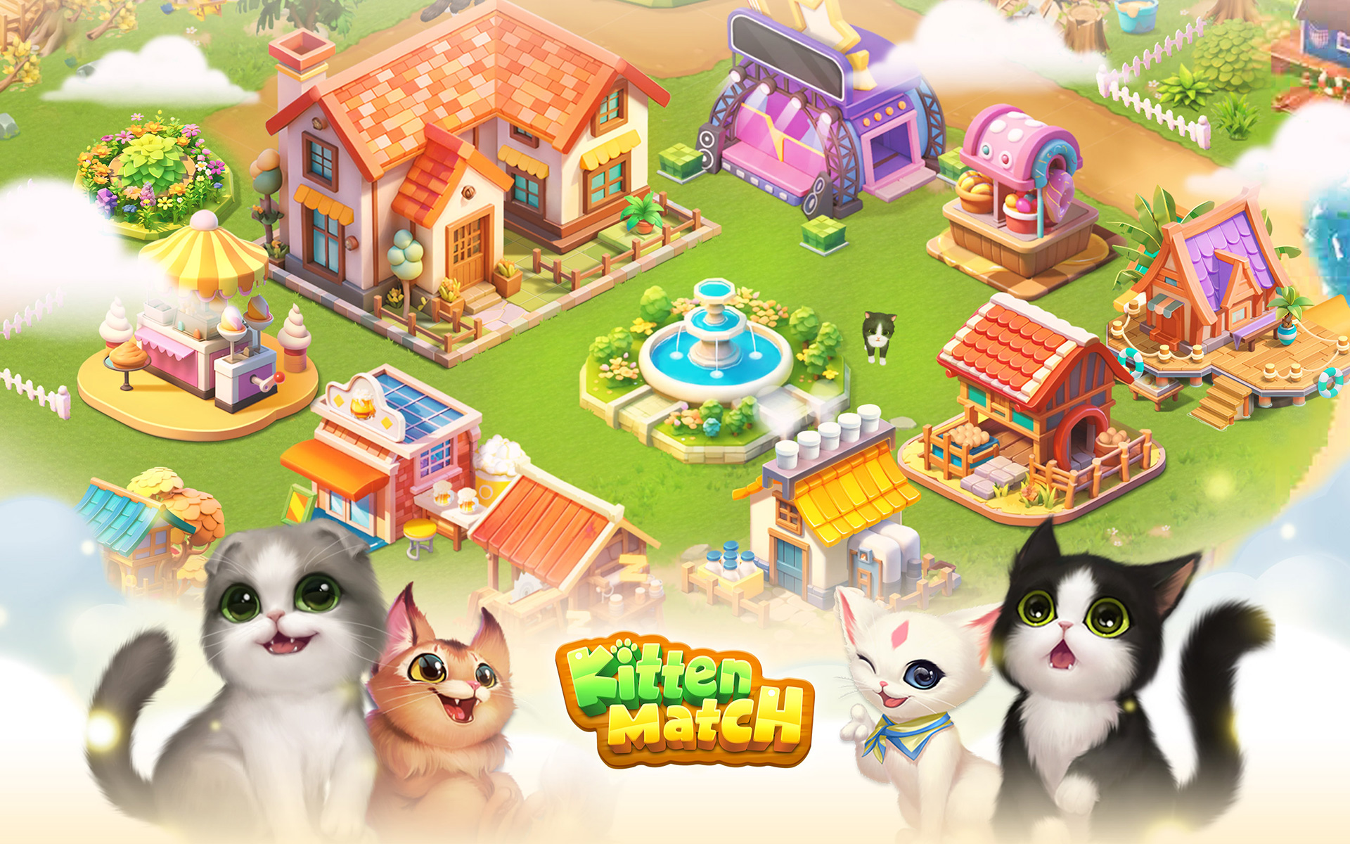 اسکرین شات 1 بازی Kitten Match