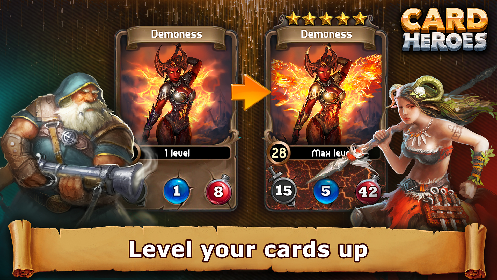 اسکرین شات 4 بازی Card Heroes: TCG/CCG Card Wars