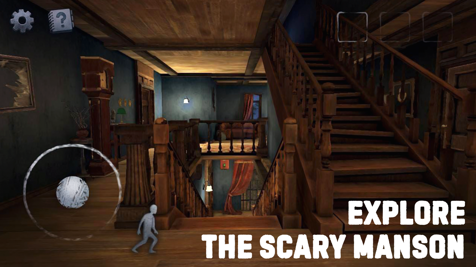 اسکرین شات 2 بازی Scary Mansion: Horror Game 3D