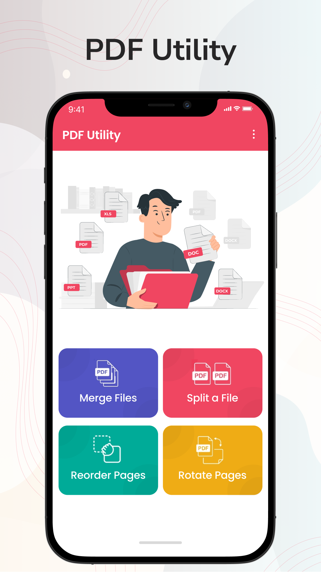 اسکرین شات 2 برنامه Split & Merge PDF files