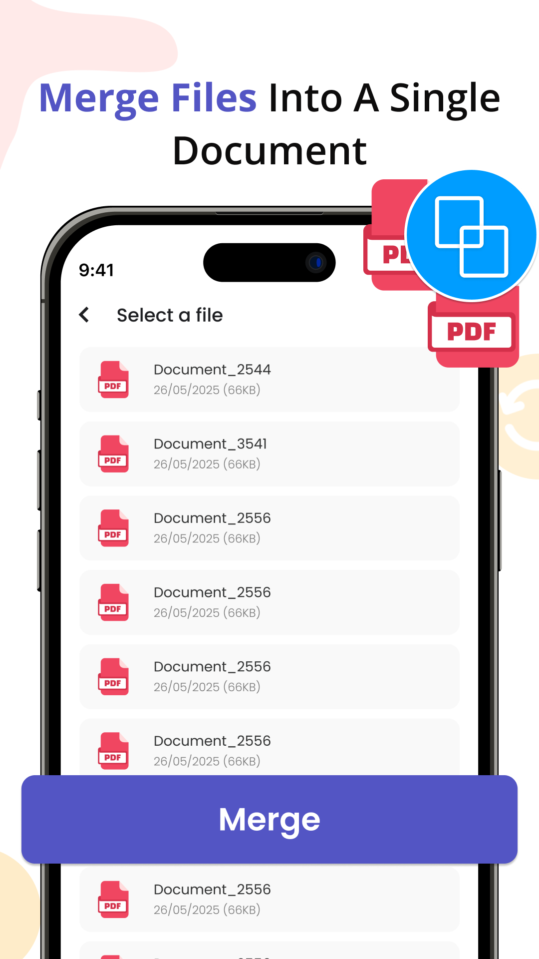 اسکرین شات 3 برنامه Split & Merge PDF files