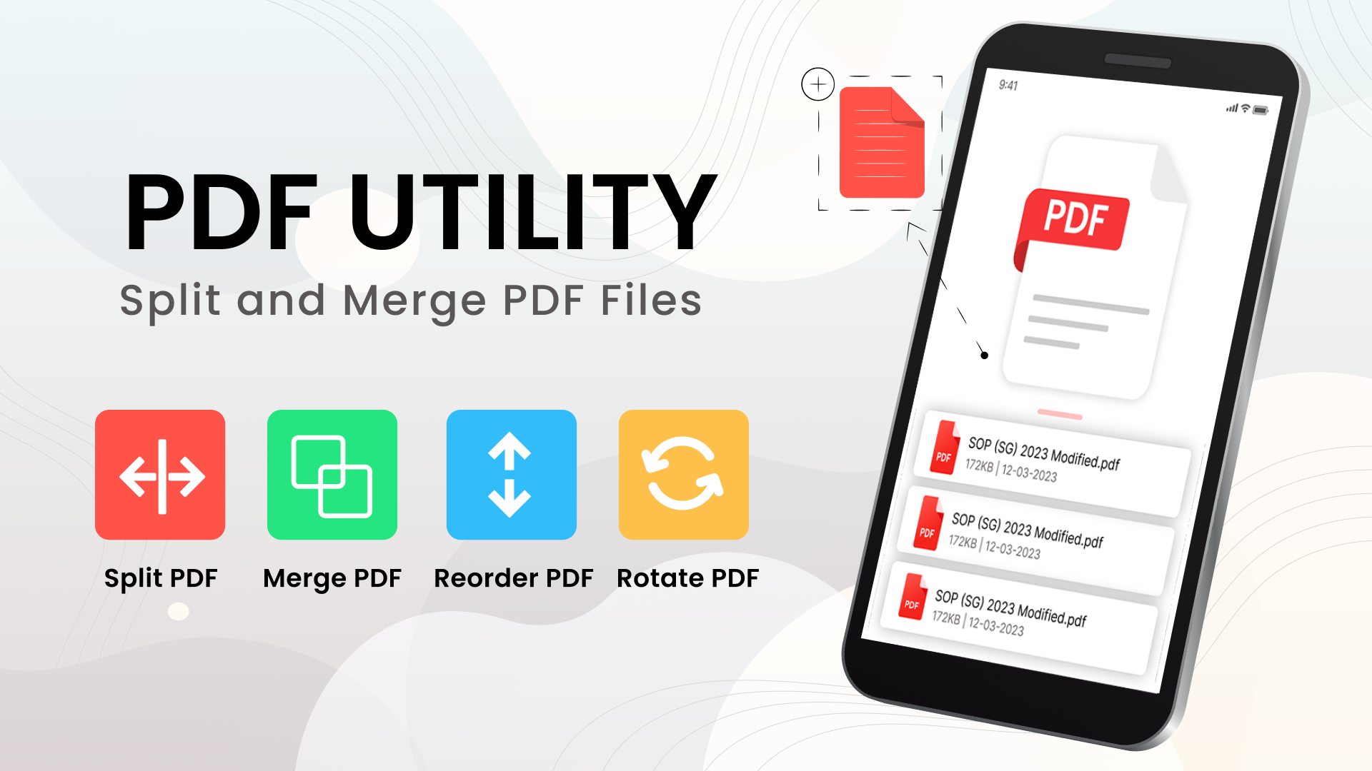 اسکرین شات 1 برنامه Split & Merge PDF files